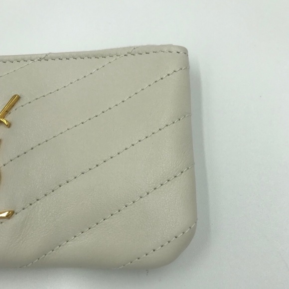 YSL Saint Laurent Cassandre Matelassé Key Pouch - Picture 5 of 11